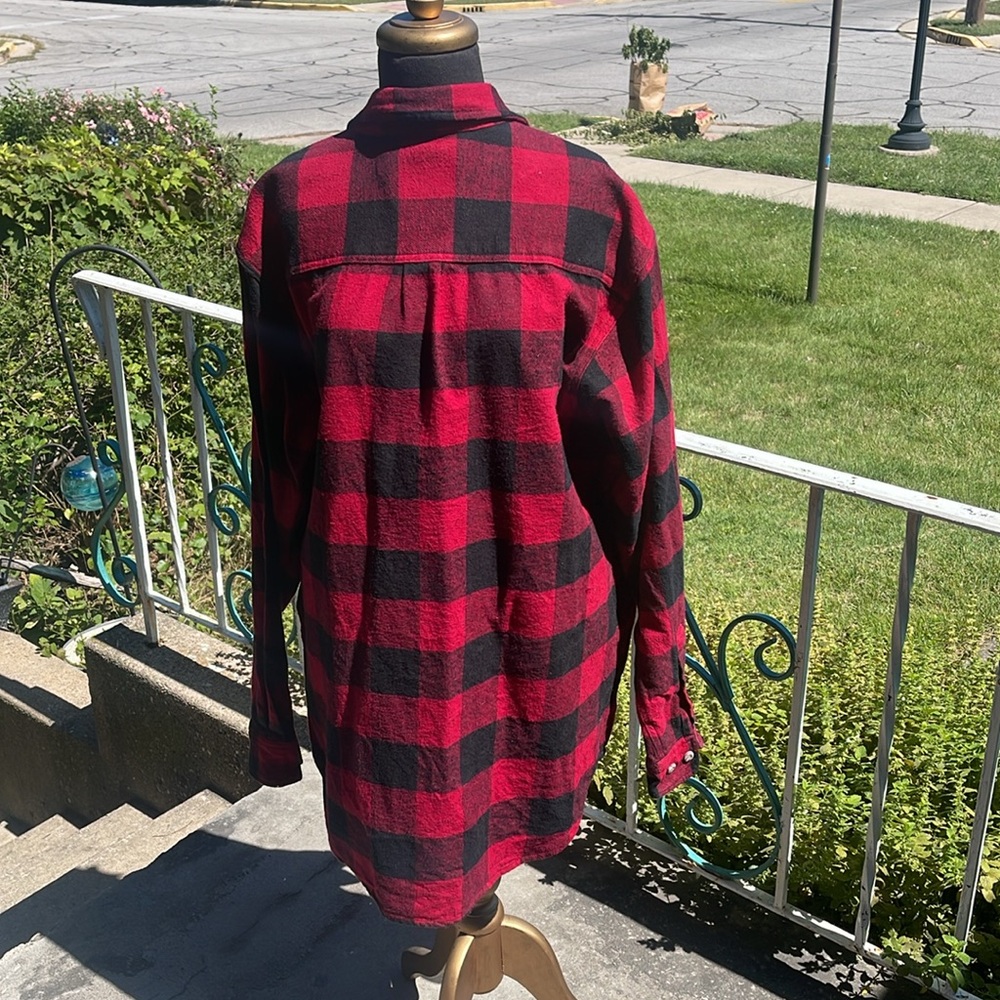 100%Cotton #flannel buffalo plaid shirt